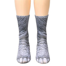 Load image into Gallery viewer, Print socks adult animal claw socks for men and women