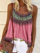 Load image into Gallery viewer, Summer Womens Tank Casual Boho Print Tops