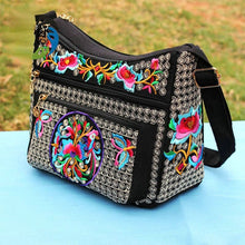 Load image into Gallery viewer, New Ethnic Style Women&#39;s Embroidery Bag Large Capacity Multi layer Embroidery One shoulder Crossbody Cosmetic Bag