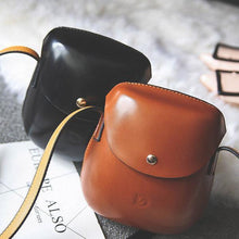 Load image into Gallery viewer, Women PU Leather Mini Crossbody bag Bucket Bag Phone Bag