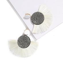 Load image into Gallery viewer, Fashion Bohemian Round Tassel Female Water Dangle Handmade Brincos Statement Earrings