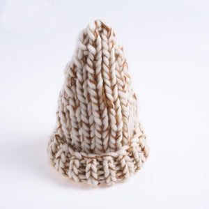 Winter Mixed Color Spire Thicken Knit Hat Bonnet